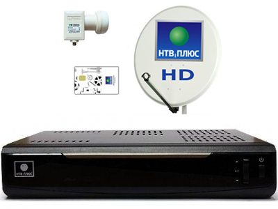 Комплект НТВ Плюс HD с ресивером Opentech OHS1740V 